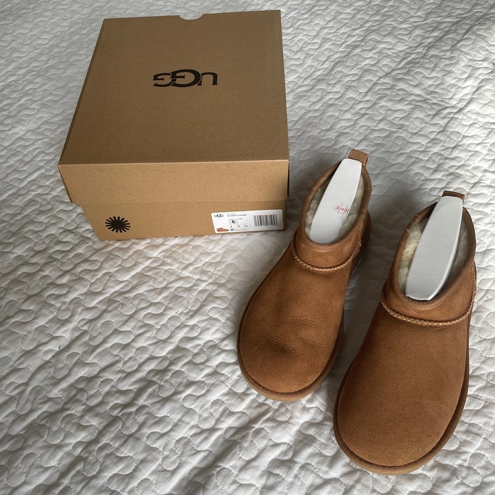 Ugg classic ultra mini in chestnut